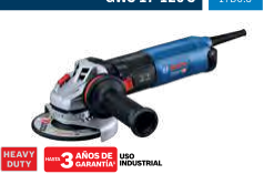Amoladora angular 4 1/2" y 5" GWS 17-125 S