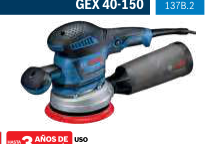 Lijadora excéntrica GEX 40-150