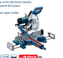 Sierra ingleteadora telescópica 10" GCM 254 D