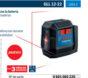 Nivel láser GLL 12-22