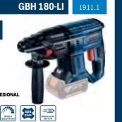 Martillo perforador sds-plus GBH 180-LI