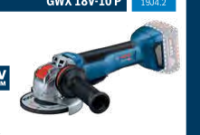 Amoladora 4 1/2" y 5" GWX 18V-10 P