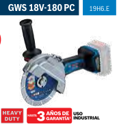 Amoladora GWS 18V-180 PC