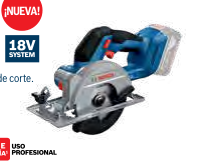 Sierra circular GKS 18V-51