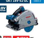Sierra circular de inmersión GKT 18V-52 GC