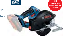 Sierra circular de metal GKM 18V-50