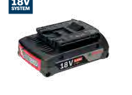 Herramientas y cargadores GBA 18V 2,0 AH