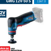 Rectificadora angular GWG 12V-50 S