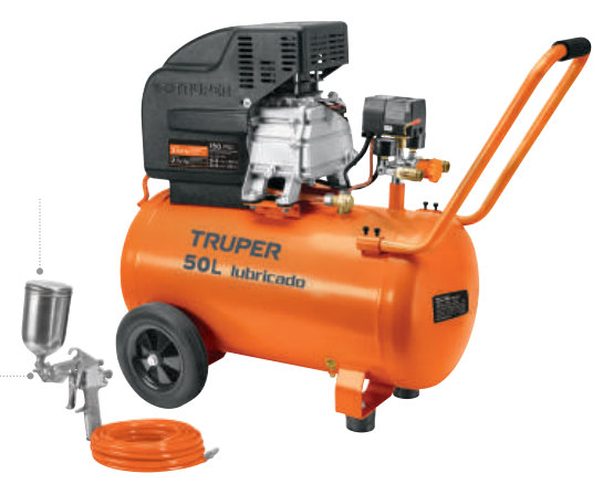 Compresor lubricado, 50 L
