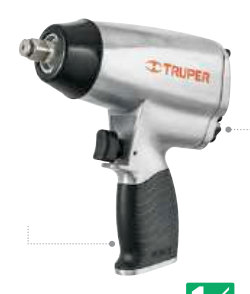 Llave (pistola) de impacto neumática 1/2"