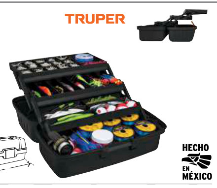 Caja para herramienta, con compartimentos