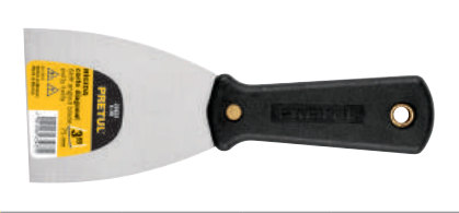 Espátula rígida, mango plástico