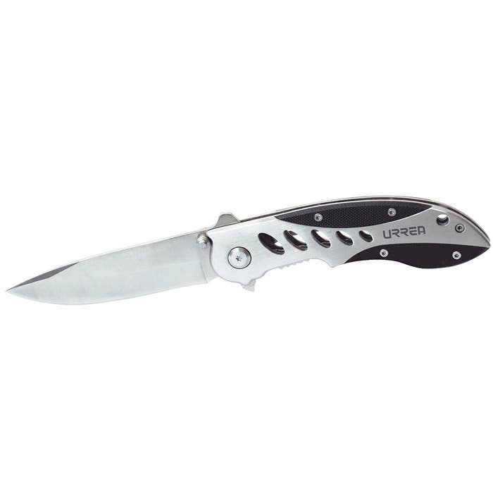 Navaja abatible de acero inoxidabl, 8-1/4"