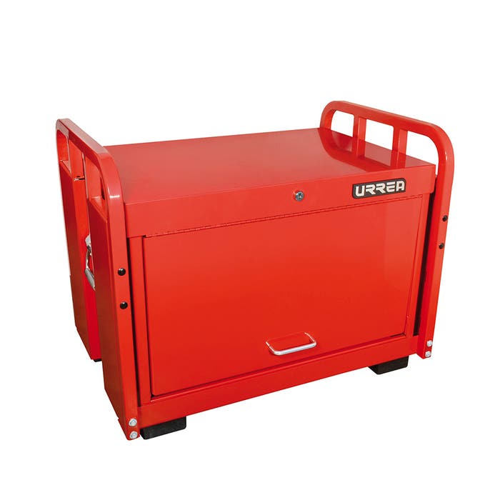 Gabinete de servicio en sitio con 6 gavetas color rojo 30"