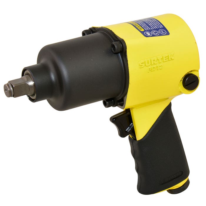 Pistola de impacto neumática cuadro de 1/2" 420 Ft-lb sistema twin hammer